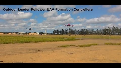 Outdoor Leader-Follower UAV-Formation Controllers P#1