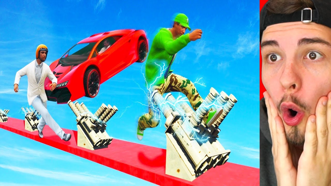 100€ WER diese STRECKE ÜBERLEBT in GTA 5?!