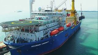 Порт-Саид отменяется трубоукладочное судно «Академик Черский» миновал Гибралтарский пролив