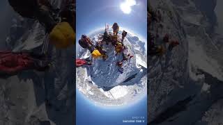 360* insta shoot video top of the world Mount Everest 8848.86m