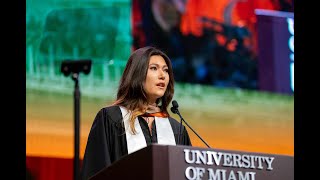 Estelle Allaire - University of Miami Commencement Speech 2025