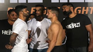 FACE OFF || DIPESH RASAL VS SAHIL RANA || THE HERO FIGHT NIGHT 4