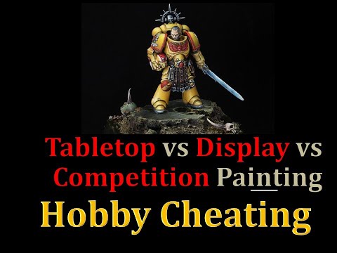Hobby Cheating 252 - Tabletop vs Display vs Competition Quality Explanation