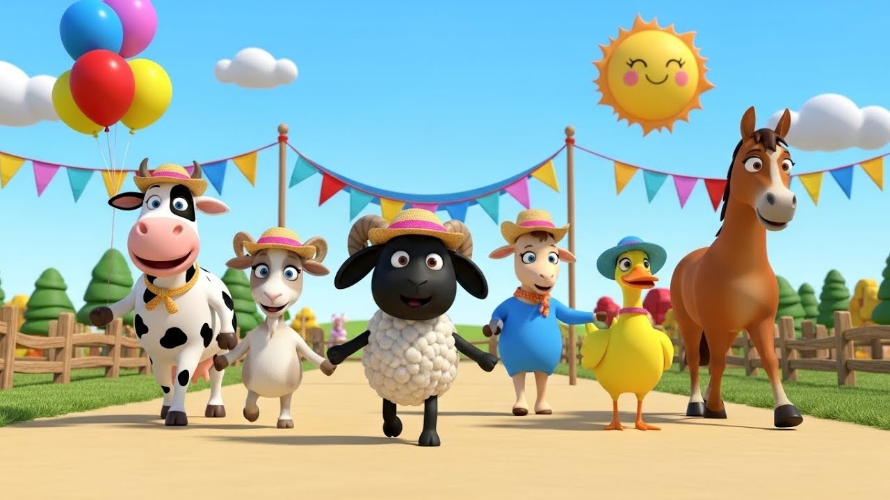 Baa Baa Black Sheep 🐑🎵✨ | Classic Nursery Rhyme for Toddlers & Preschoolers 🌈👶
