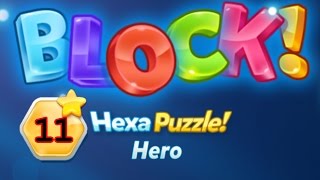 BLOCK! Hexa Puzzle! Hero Level 11 (Premium) - Lösung Solution Walkthrough screenshot 4