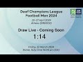 DCL Football 2024 | Draw Live | Athens Greece | Draw Live