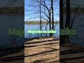 Majówka na dziko nad jeziorem