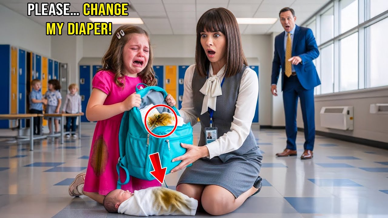 Millionaire Finds His Daughter Brings Diapers To School Daily. Learning Why, He Breaks Down…