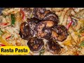 How to Make Rasta Pasta | Chef Bae | CuttinUpWithBae | Shrimp Rasta Pasta