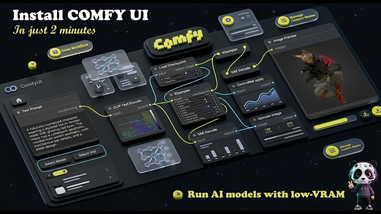 Run AI on Low VRAM! ComfyUI Installation + Dynamic VRAM Update - YouTube