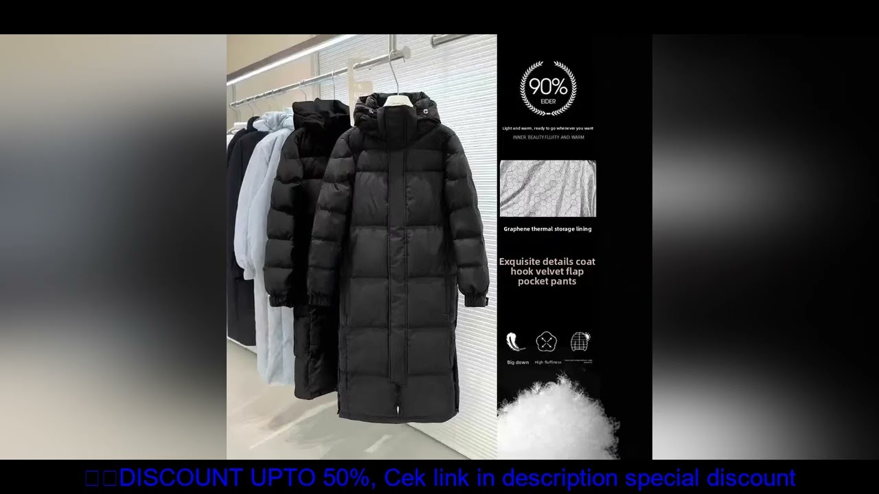 Women's winter down jacket coats Parkas Warm Woman clothes brand luxury Long Padding padded puffer j