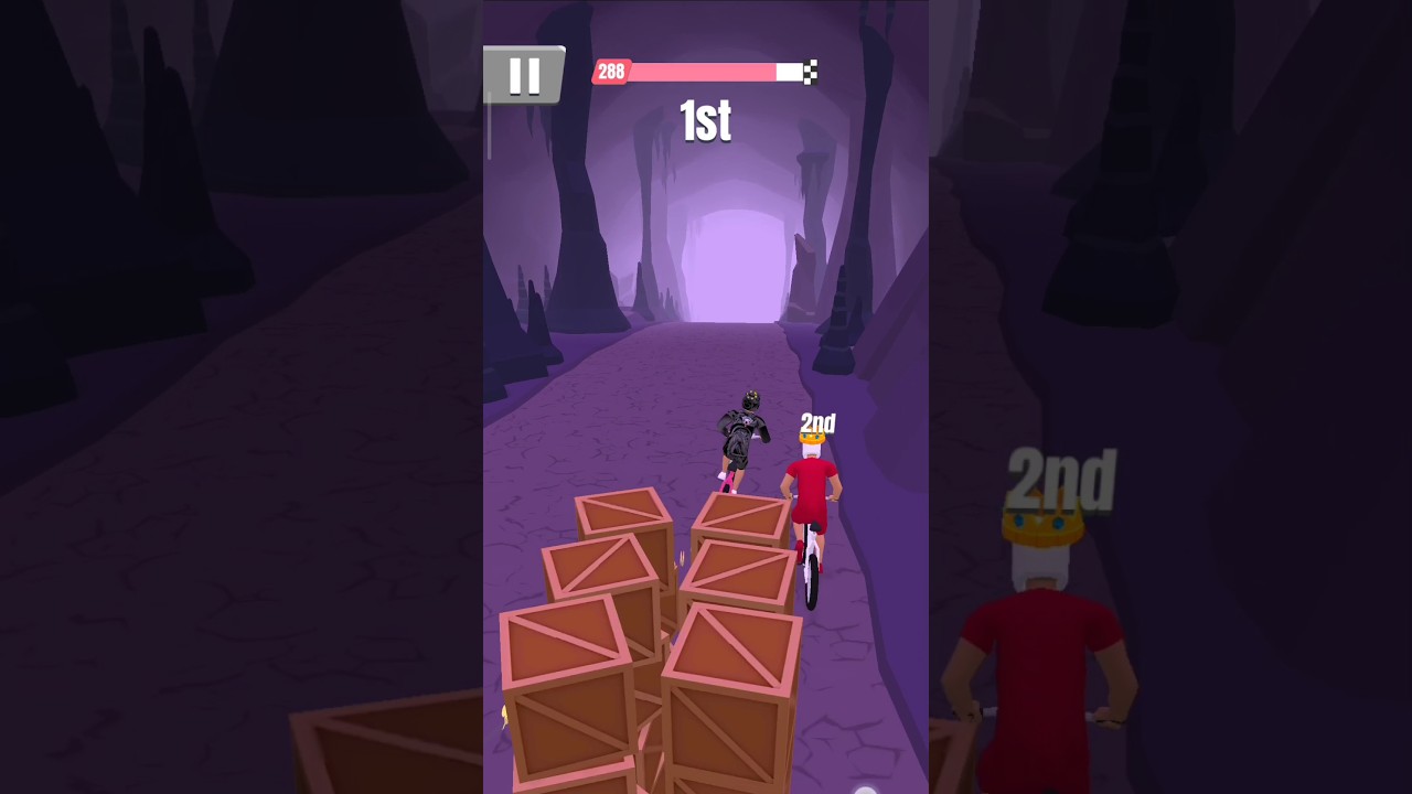 BIKE RUSH LEVEL 288 WITH BETTY BIKE IN CAVE 😀 