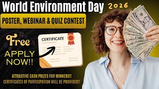Free World Environment Day Competition & Webinar with Certificate | World Ocean Day 2026