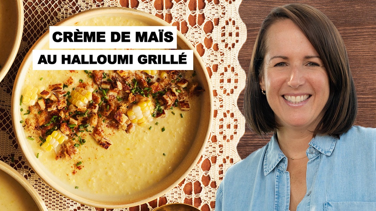 JE CUISINE UNE CRÈME DE MAÏS ULTRA RÉCONFORTANTE SUR UNE FERME LAITIÈRE BIO