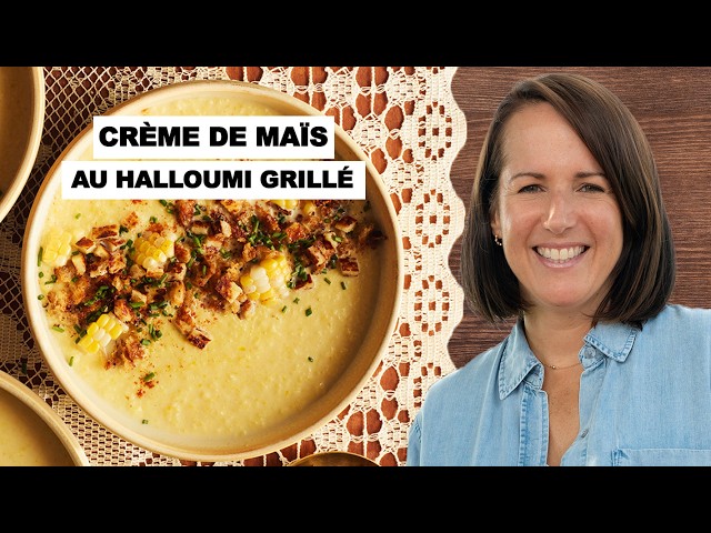 JE CUISINE UNE CRÈME DE MAÏS ULTRA RÉCONFORTANTE SUR UNE FERME LAITIÈRE BIO