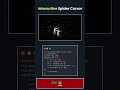(Save it 🕷️) Interactive Spider Cursor Source Code Available in GitHub & Telegram Link in bio