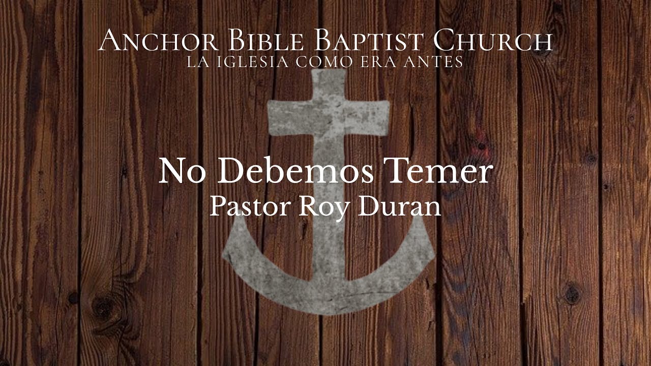 No Debemos Temer