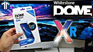 iPhone XR Whitestone Dome Tempered Glass Installation!