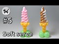 Ice cream - How to Make Balloon Animals #5 / バルーンアートの作り方 #5 (ソフトクリーム)