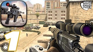 War Sniper: FPS Shooting Game - Gameplay Part 1 (iOS, Android) screenshot 2