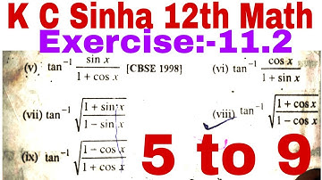 K C Sinha 12th Math, Exercise 11.2 ka Question no 04 ka solution.Chapter 11.2 ka Q no 4 ka solution.