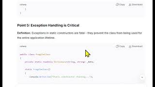 7  Static Constructor