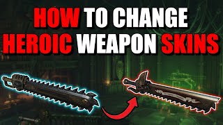 Guide On How To Change Heroic Weapon Skins Patch 11.2 Space Marine 2