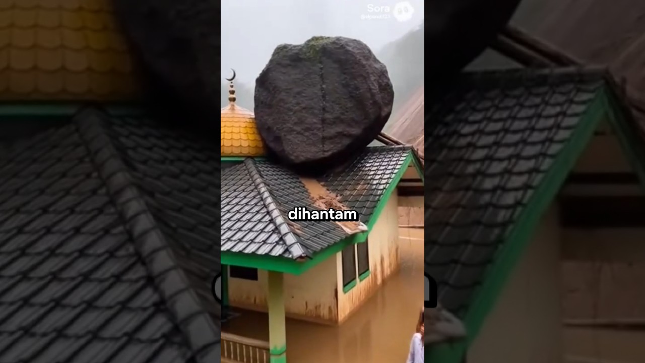 Masjid Tetap Berdiri Meski Dihantam Bencana #shorts
