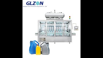 Engine Oil Filling and Capping Machine for oils grease lubricants viscous products