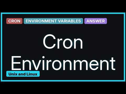 $USER environment variable is not running from crontab