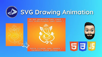 Happy Ganesh Chaturthi | Customized Dev | SVG Drawing & BG Animation & using HTML, CSS & JavaScript