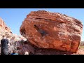 Red rocks bouldering my tan v7