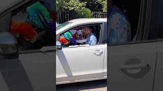 Birthday car Wait 😳NOO🤮#trend#magic #tutorial #backstage #creative#shorts