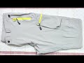 HRX By Hrithik Roshan Grey Outdoor Men Wet Weather Lycra Solid Trouser#indiaunboxed