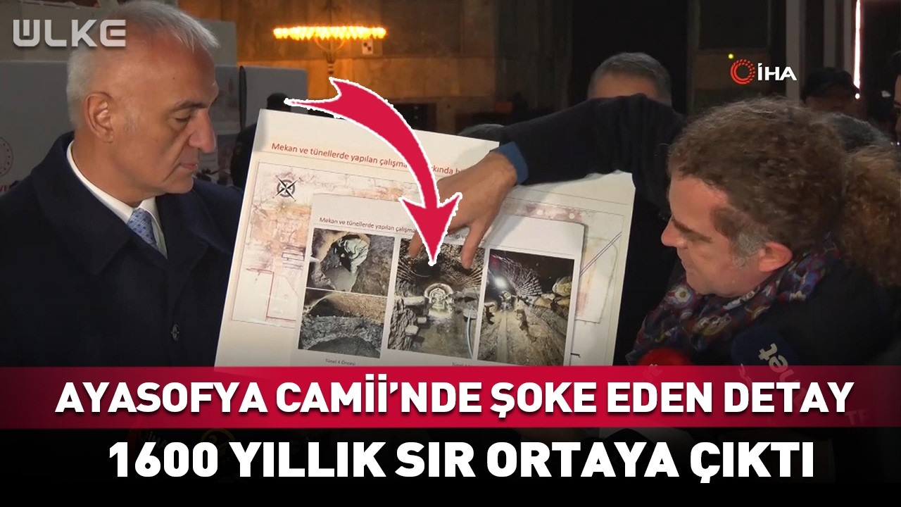Ayasofya'nın Altından 1600 Yıllık Sır Çıktı! Şoke Eden Gerçek...
