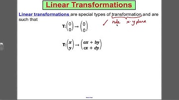 A-Level Maths Edexcel Matrices (5) - FP1 Edexcel Maths A-Level