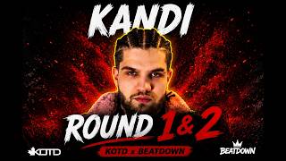 Kandi's Best Moments Against Arsonal? 🔥 | Round 1 & 2 Highlights | KOTD x Beatdown
