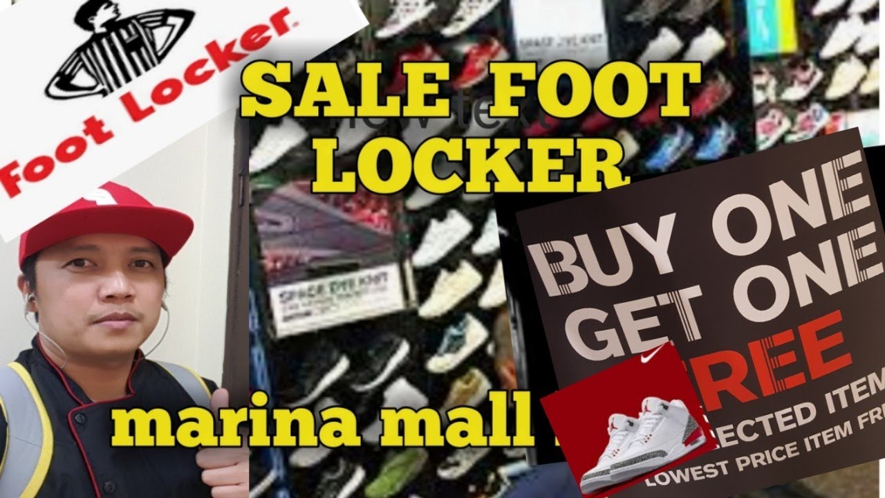 FOOT LOCKER BUY 1 GET 1 FREE SALE MARINA MALL KUWAIT YouTube