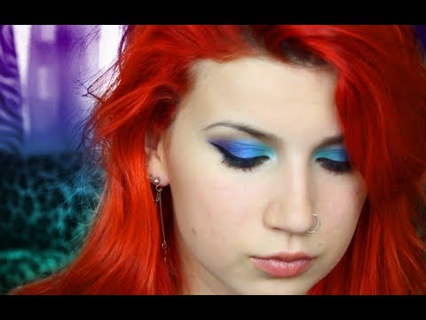 Turquoise to Purple Gradient Eyes | ft Sugarpill & Inglot