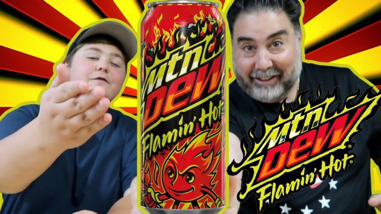 NEW FLAMIN' HOT MTN DEW TASTE REVIEW
