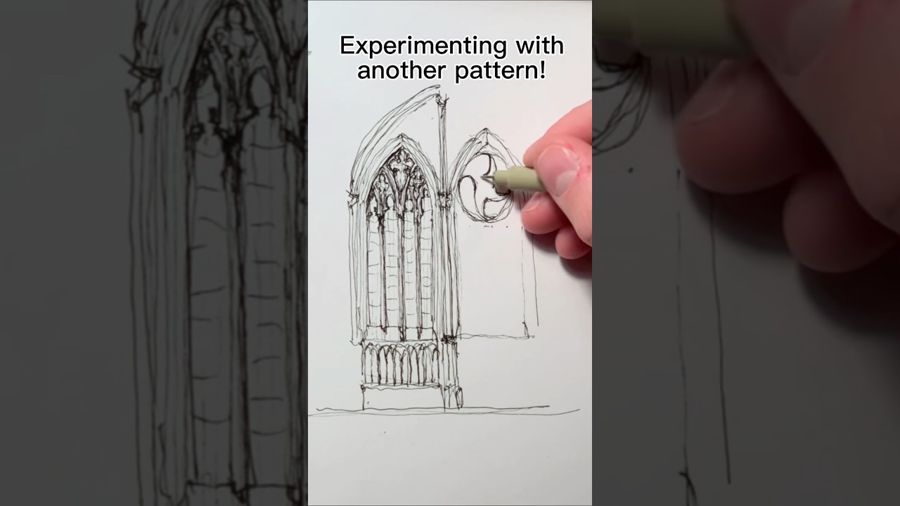 Gothic Cathedral Sketch!