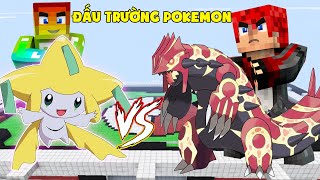 MINI GAME : ĐẤU TRƯỜNG POKEMON ** THỬ THÁCH NOOB ĐẬP LUCKY BLOCK PINK PIXELMON CÓ POKEMON VIP ??