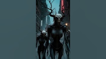 Tree and Skeleton Weired Creature | AI Surreal monster AI Generated Monster 2025 #ai #aigenerated