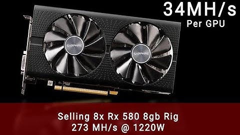 Selling 8x Rx 580 8gb Rig