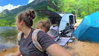 Taking Our Newborn & Toddler Camping For The First Time... *realistic*