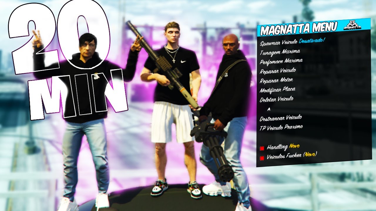 ADM deixou eu usar mod menu na cidade ! #fivem #antirp #gtarp #magnatt