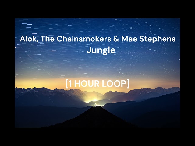 Alok, The Chainsmokers u0026 Mae Stephens - Jungle [1 HOUR LOOP] class=