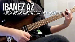 John Petrucci Tone Ibanez Az Mesa Boogie Throttle Box Strymon Iridium