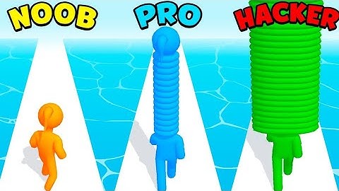 Long neck run ios, android walkthrough gameplay all levels complete,Noob vs pro vs hacker