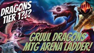 DRAGONS TIER 1?!? Gruul Dragons on MTG Arena Ranked Pioneer Ladder!